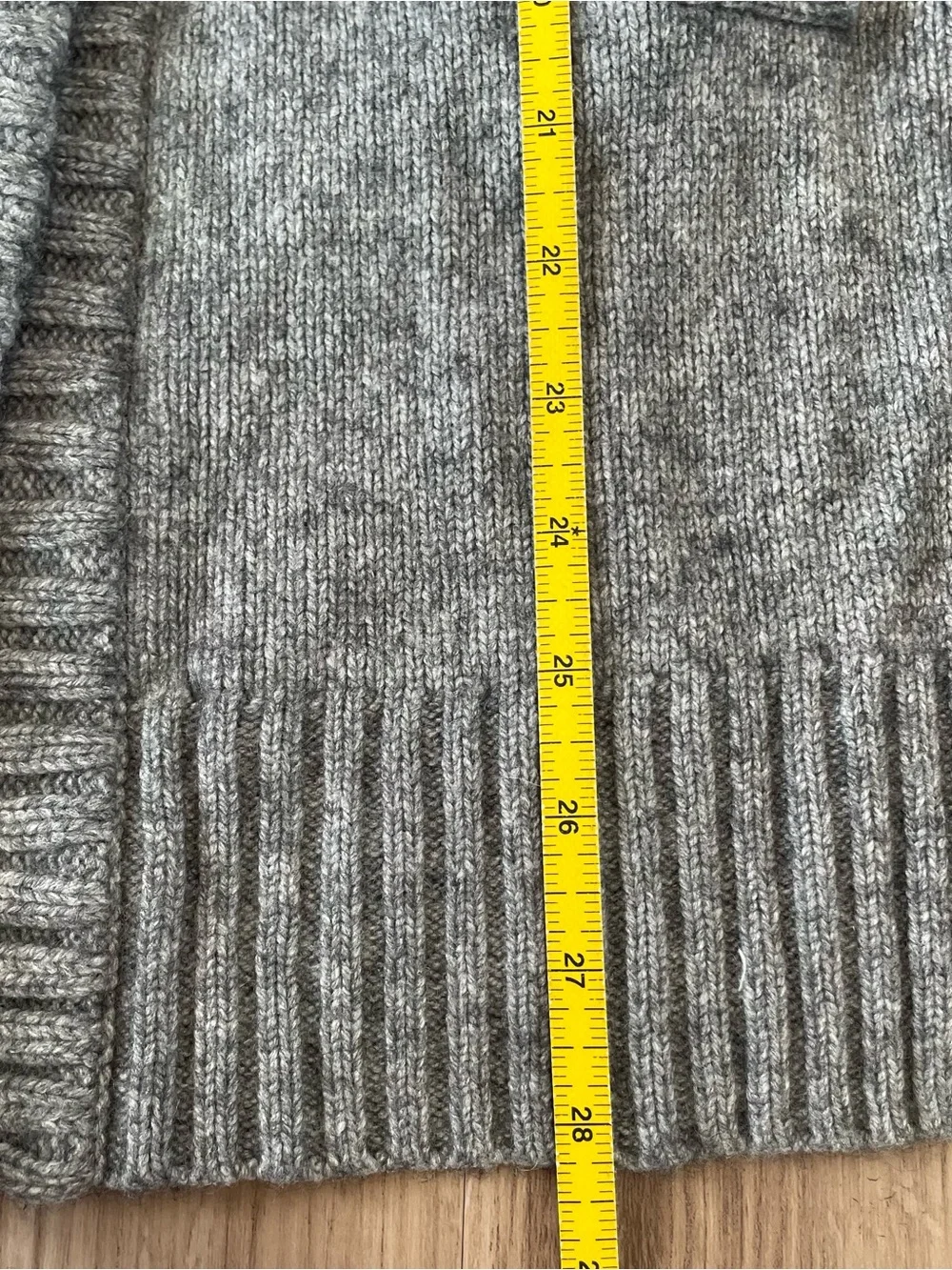 Banana Republic Women S Gray Cardigan Wool Cashmere Minimalist Quiet Luxury Y2K